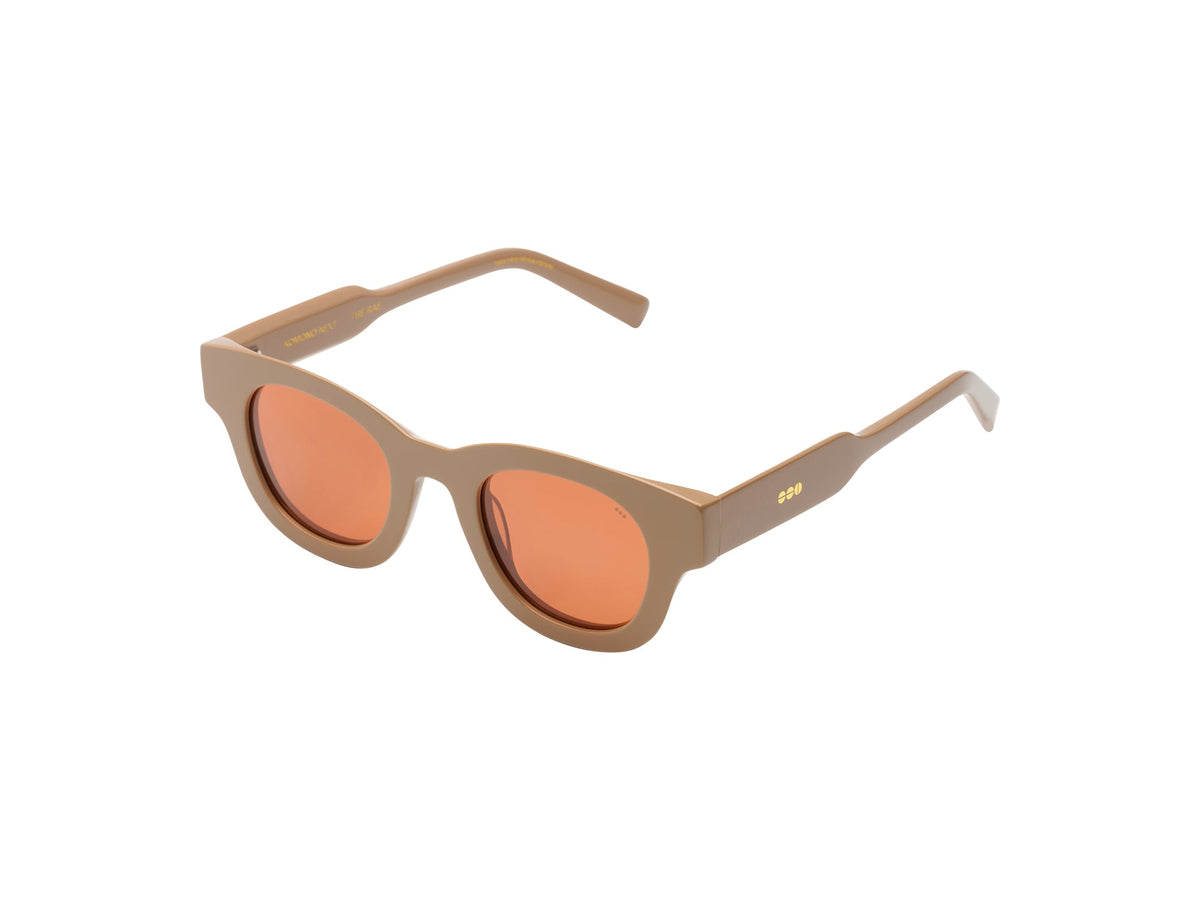 Komono Rae – Taupe – verres cuivrés polarisés – vue de profil