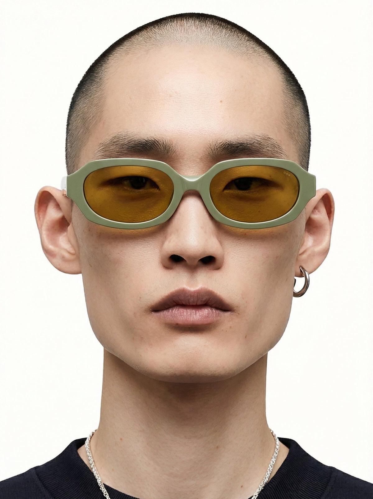 Komono Reese – Vert sauge – verres jaunes polarisés – portées