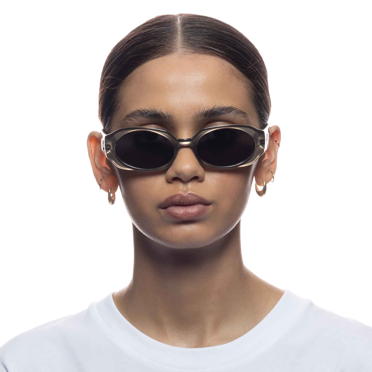 Le Specs Shebang – Marron – verres marron – portées