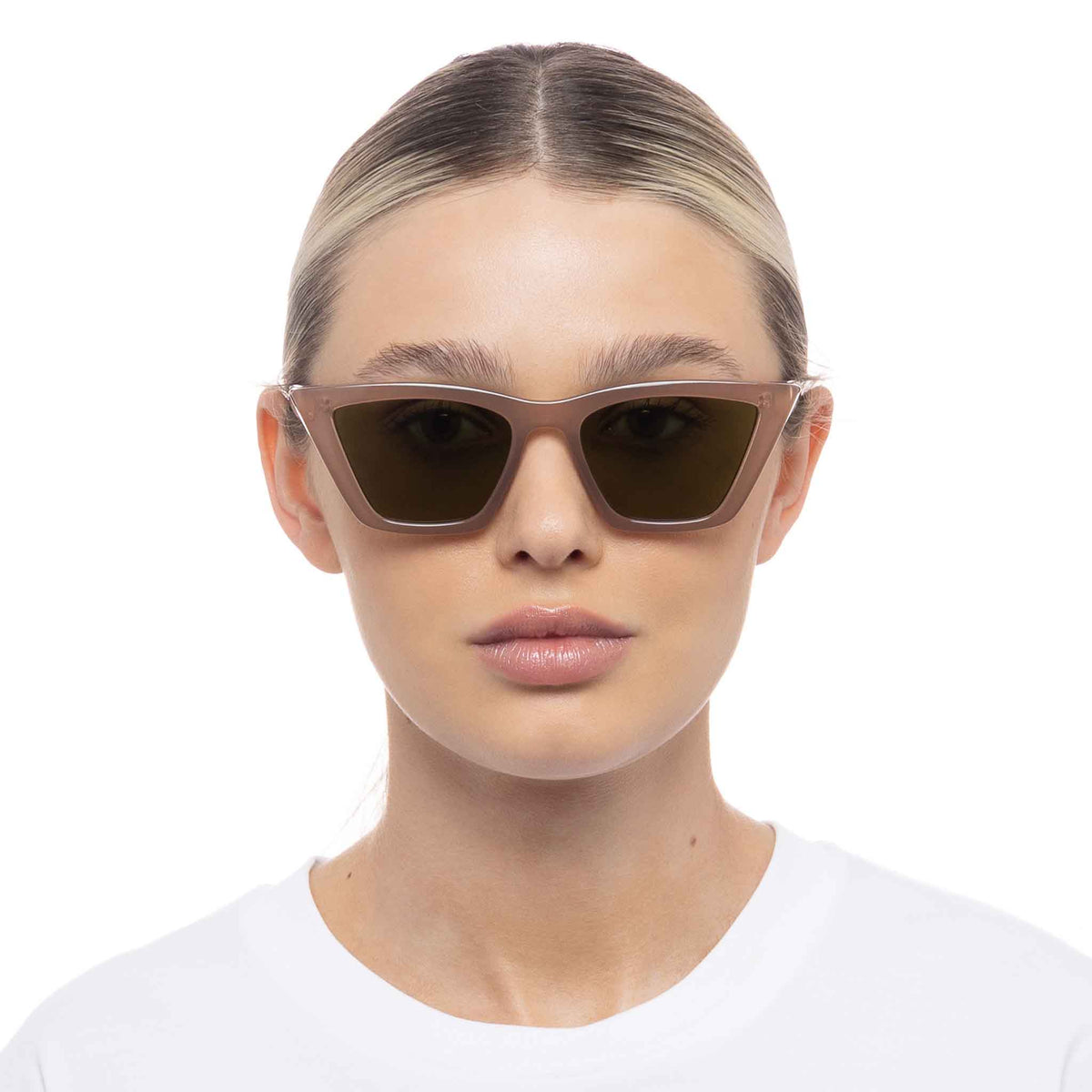 Le Specs Velodrome – Marron – verres verts – portées