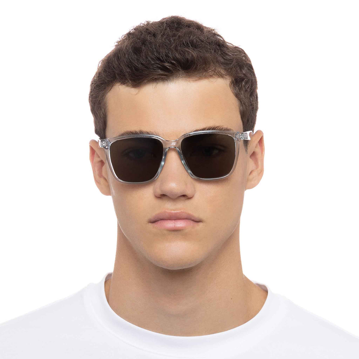 Le Specs Fair game – Transparent – verres verts – portées