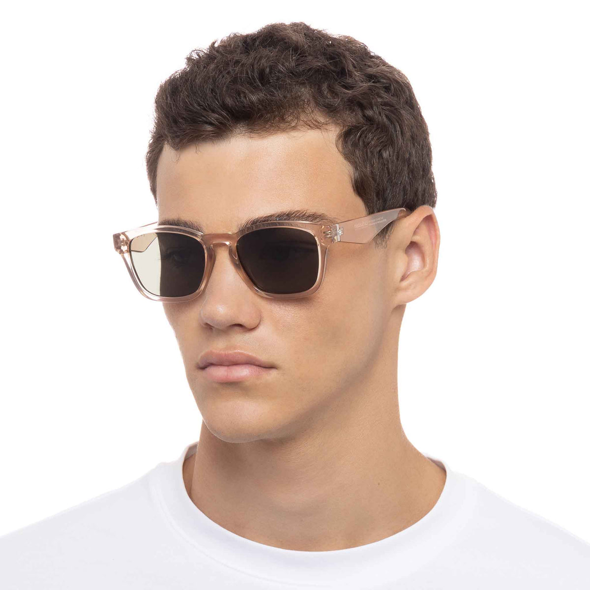 Le Specs Players Playa – Transparent – verres gris – portées