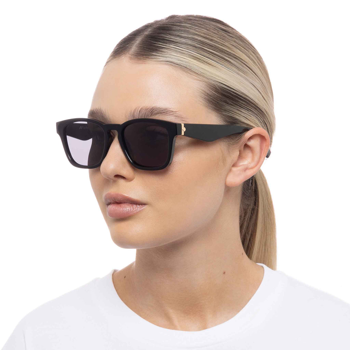 Le Specs Players Playa – Noir – verres noirs – portées