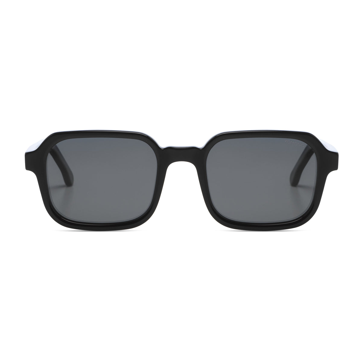 Komono Romeo – Noir – verres noirs – vue de face
