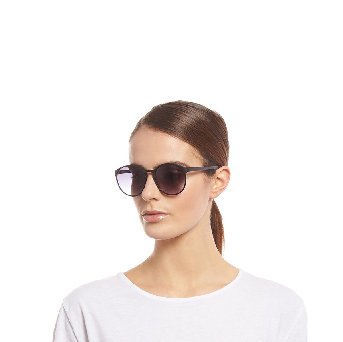 Le Specs, Le Tough Swizzle – Noir mat – verres noirs – portées
