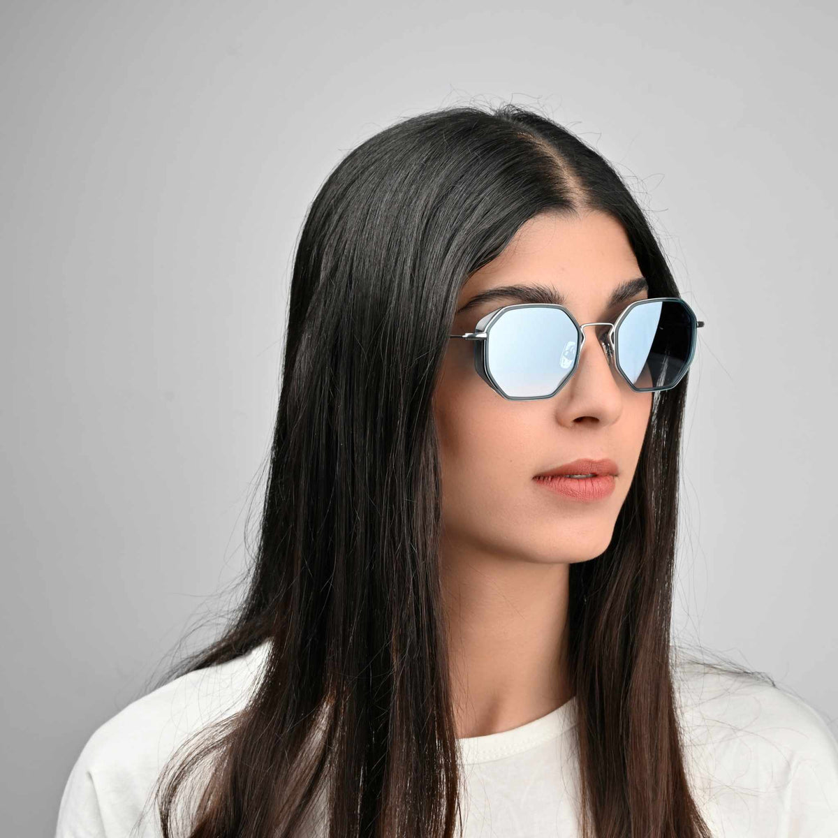 Eyepetizer Tommaso – Bleu – verres bleus – portées
