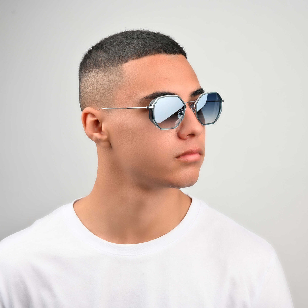 Eyepetizer Tommaso – Bleu – verres bleus – portées