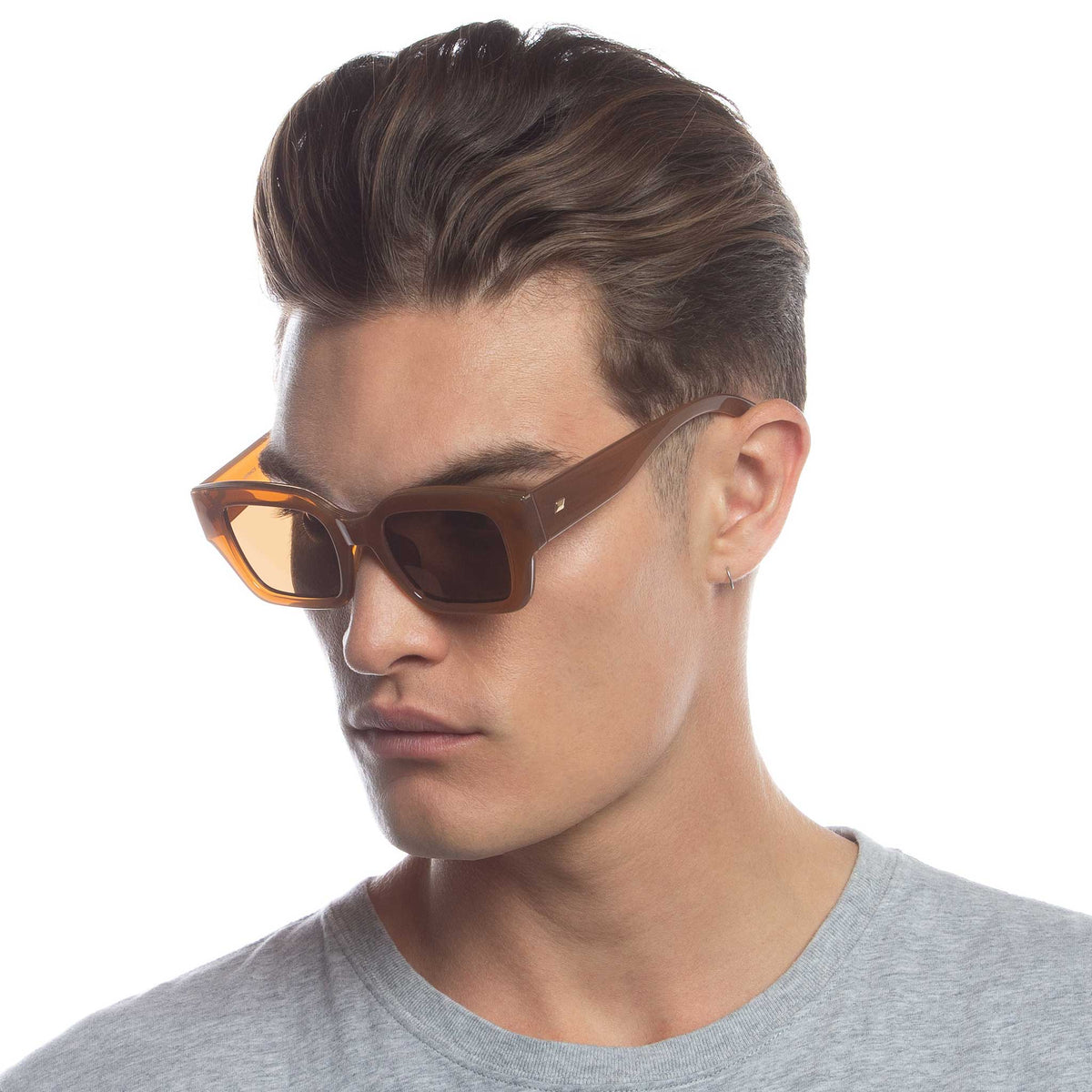 Le Specs Hypnos Alt Fit – Marron – verres marron – portées