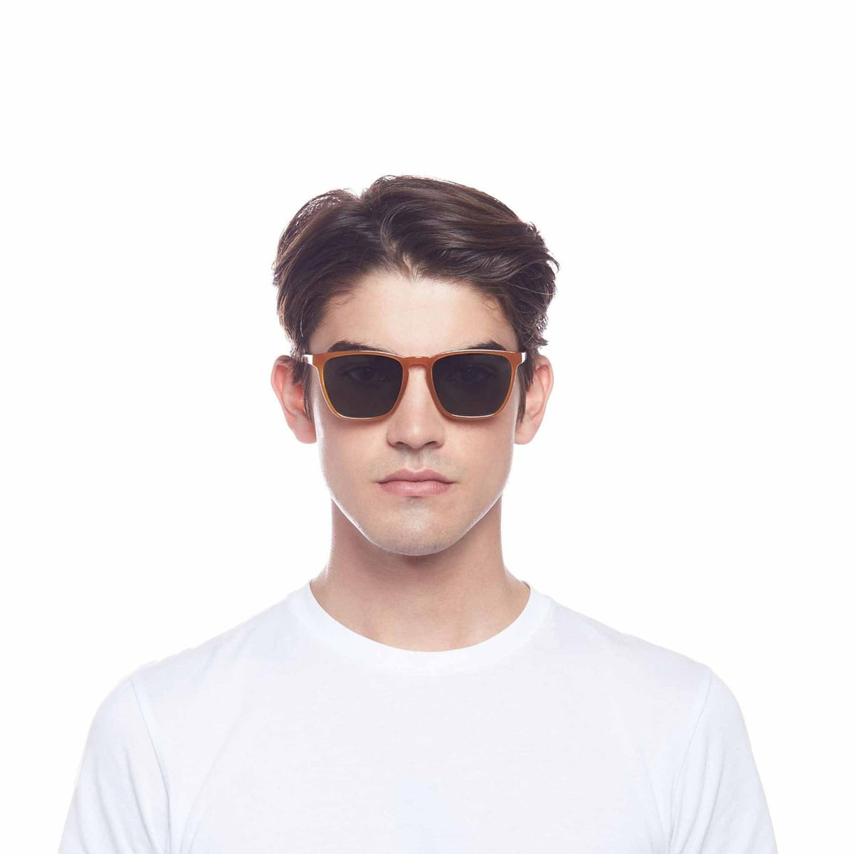 Le Specs Bad Medicine Alt Fit – Marron – verres verts – portées