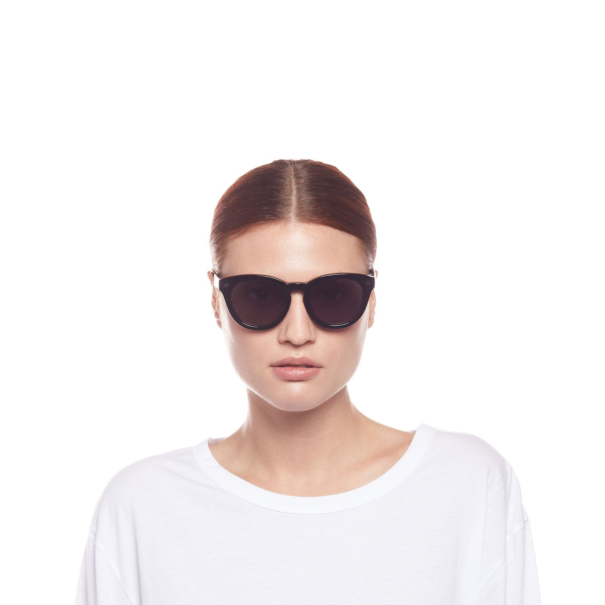 Le Specs Luxe Over & Over – Noir – verres noirs – portées
