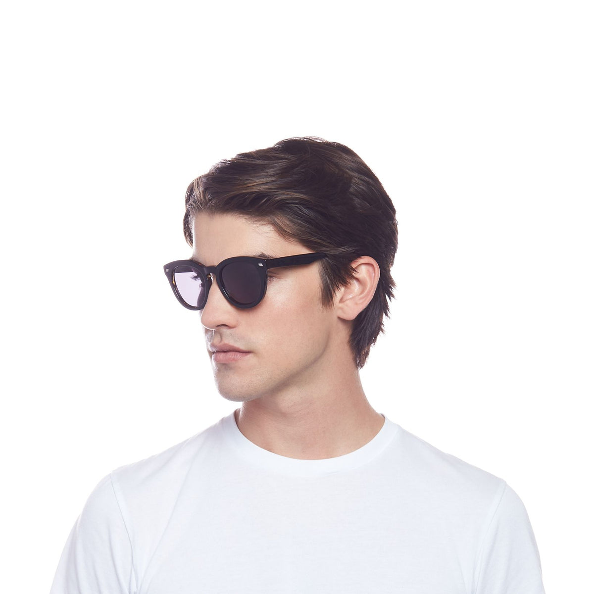 Le Specs Luxe Over & Over – Noir – verres noirs – portées