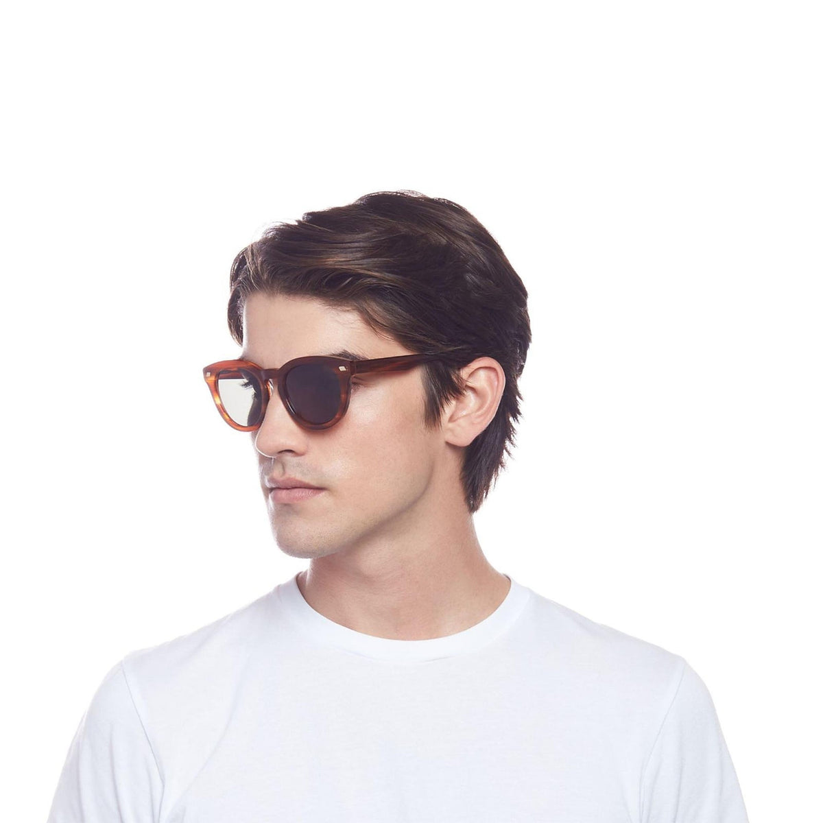Le Specs Luxe Over & Over – Marron – verres marron – portées