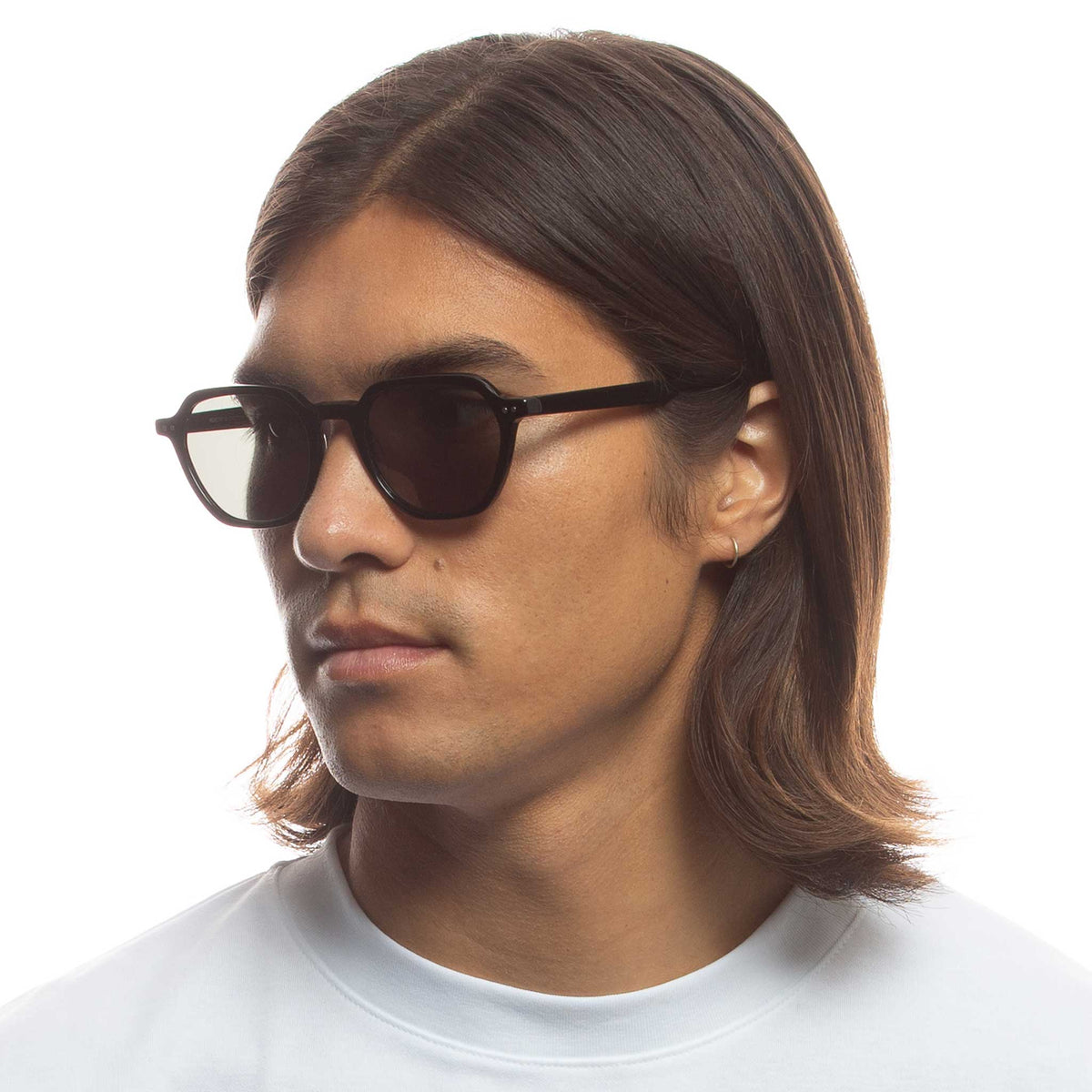 Le Specs Mercury 52 – Noir – verres noirs – portées