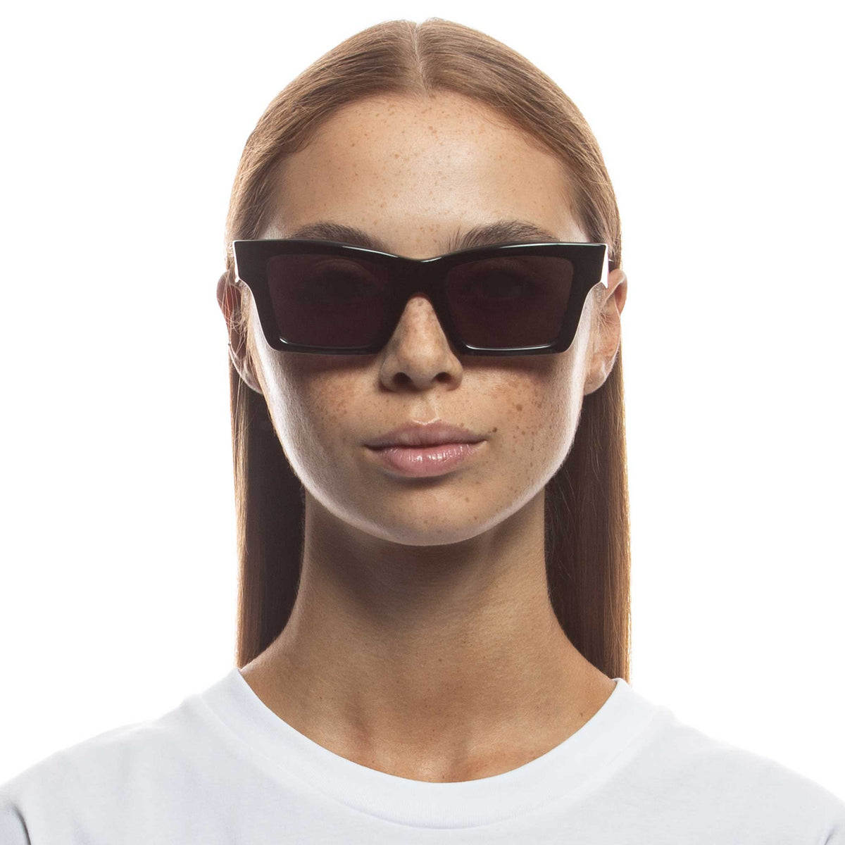 Le Specs Hero Alt Fit – Noir – verres noirs – portées