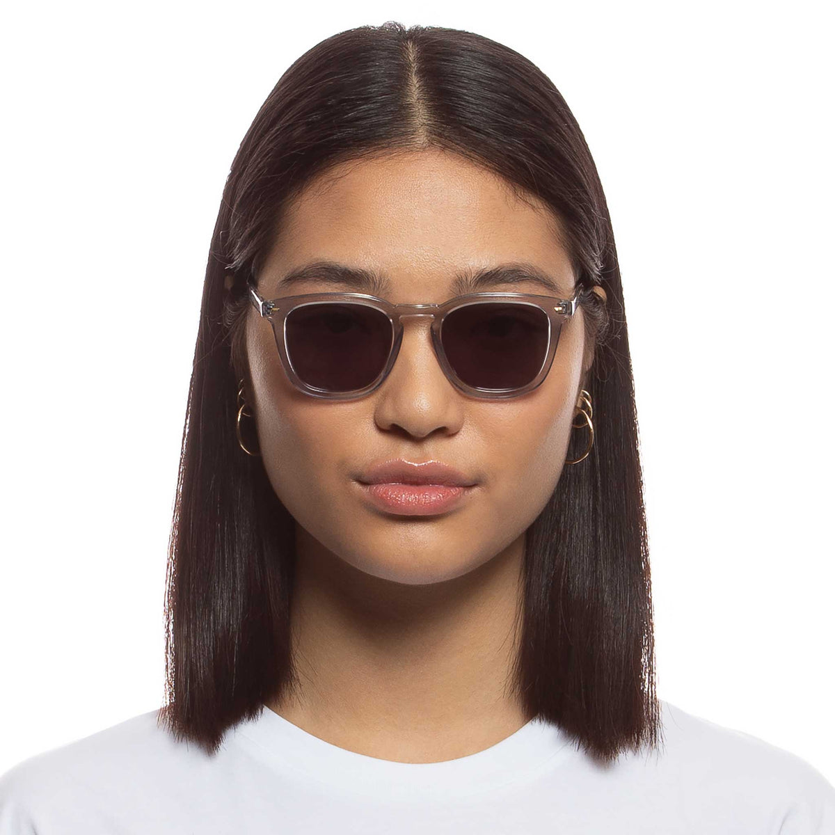 Le Specs No Diggity – Transparent – verres gris – portées