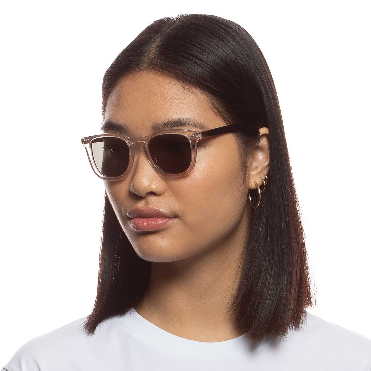 Le Specs No Diggity – Marron – verres verts – portées