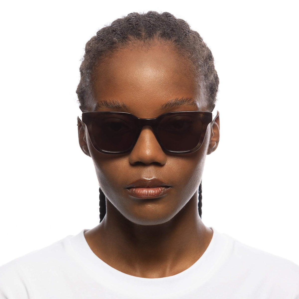 Le Specs Le Sustain Biopic 50 – Marron – verres marron – portées