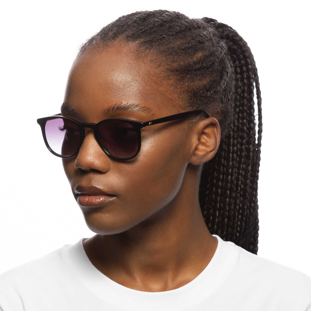 Le Specs Le Sustain Biogen 50 – Noir – verres noirs – portées