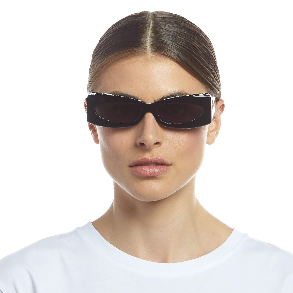 Le Specs Luxe Chaos theory – Noir – verres noirs – portées