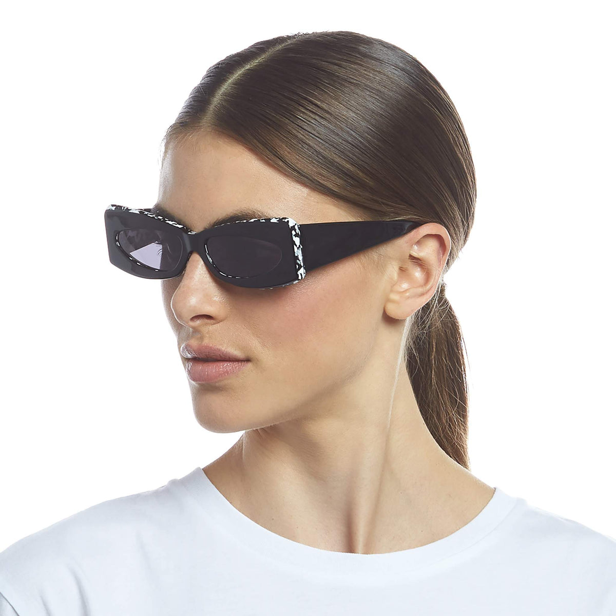 Le Specs Luxe Chaos theory – Noir – verres noirs – portées