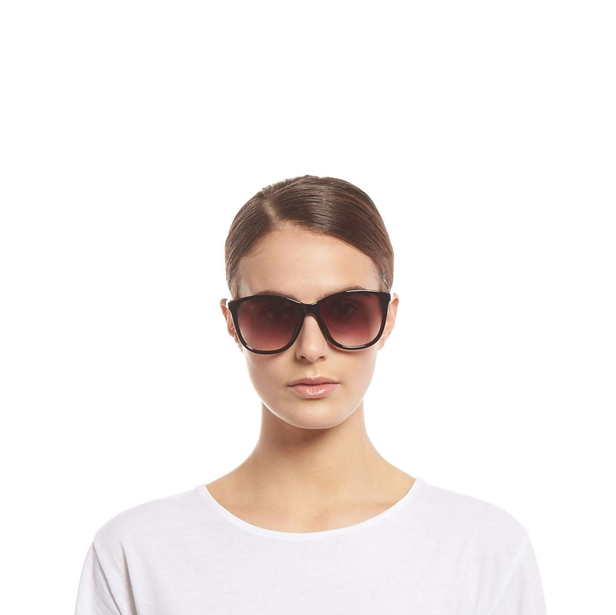 Le Specs Entitlement – Noir – verres marron – portées
