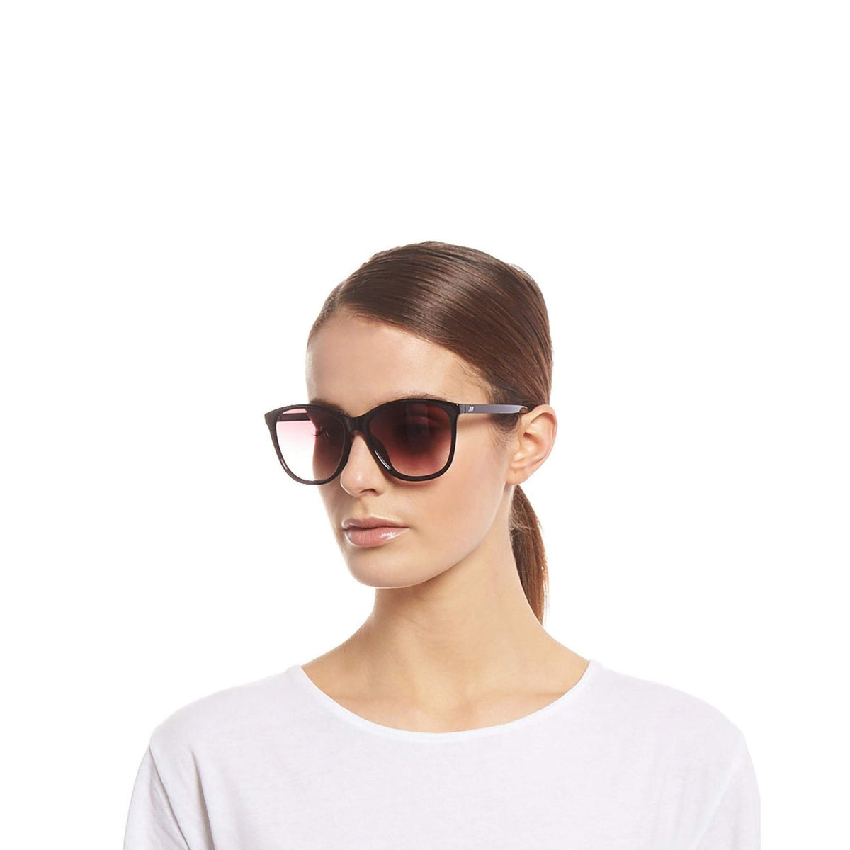 Le Specs Entitlement – Noir – verres marron – portées