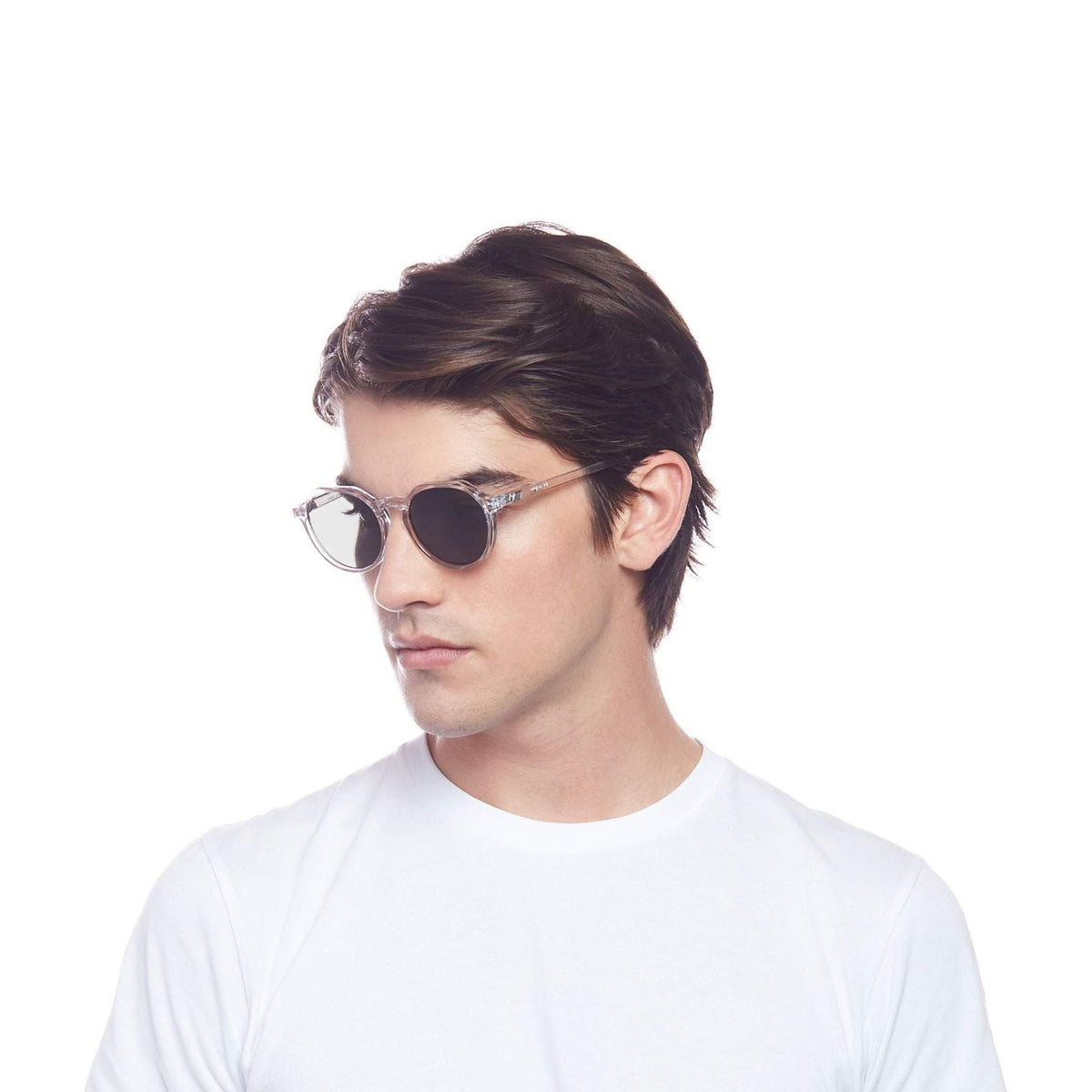 Le Specs Speed of Night – Transparent – verres verts – portées