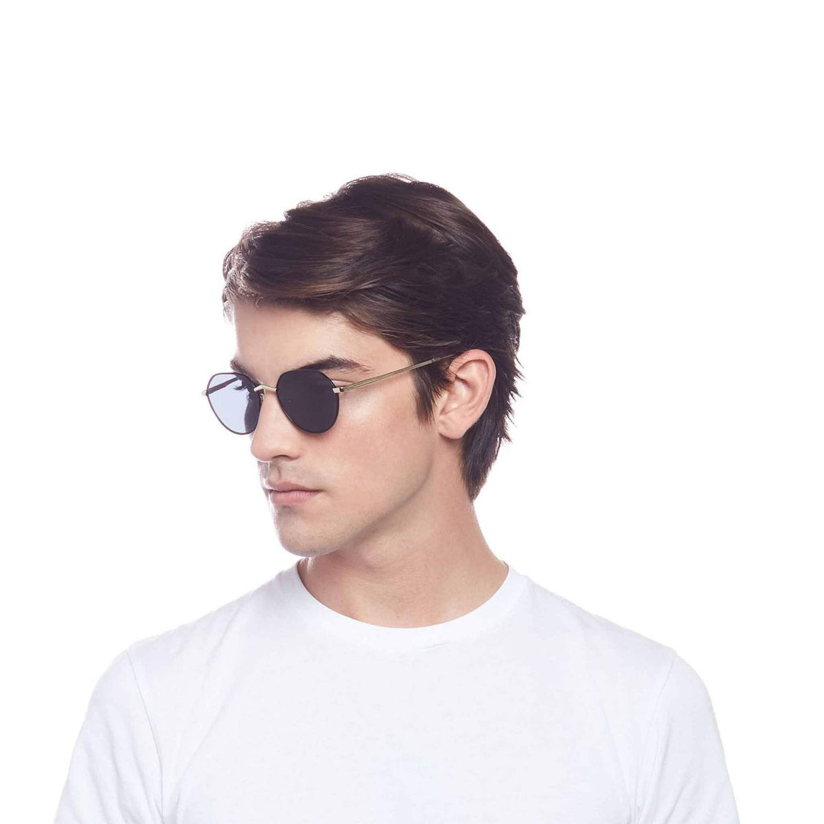 Le Specs Newfangle – Noir – verres noirs – portées
