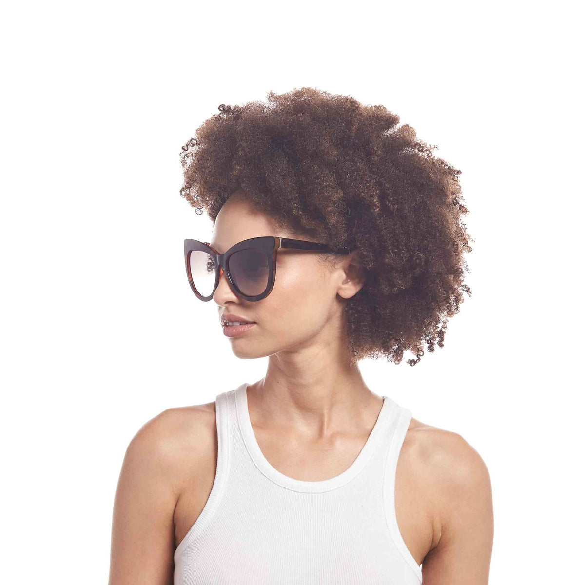 Le Specs Hidden Treasure – Écaille – verres marron – portées
