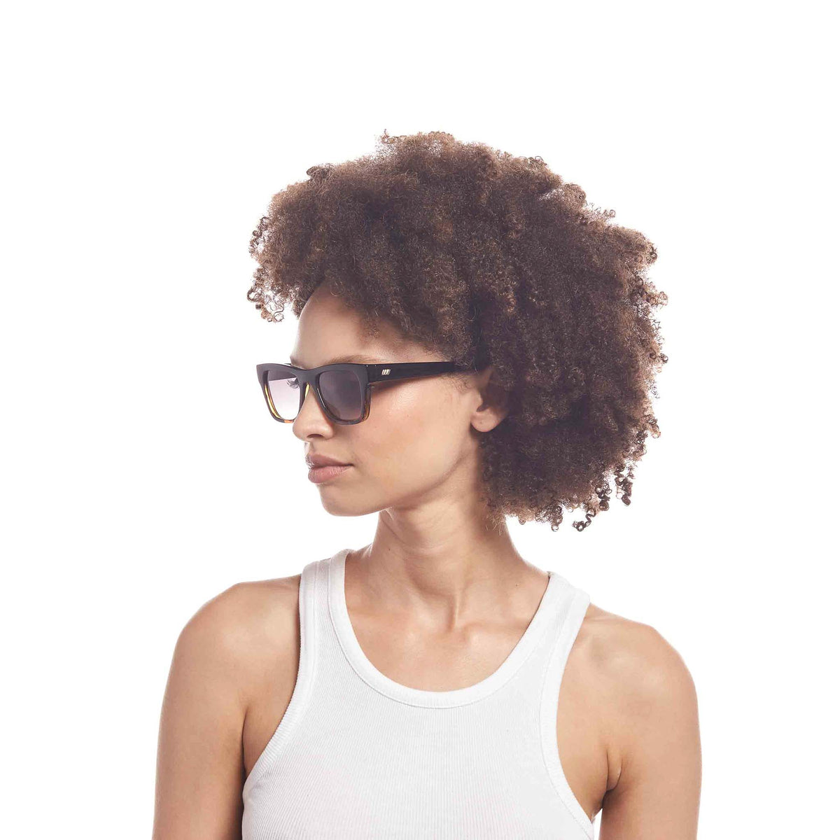 Le Specs Le Phoque – Écaille – verres marron – portées