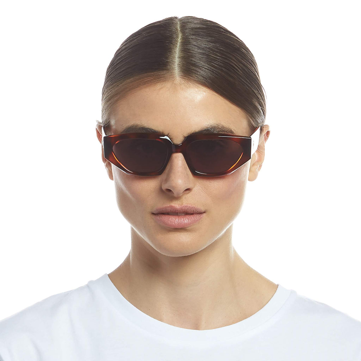 Le Specs Major! – Écaille – verres marron – portées