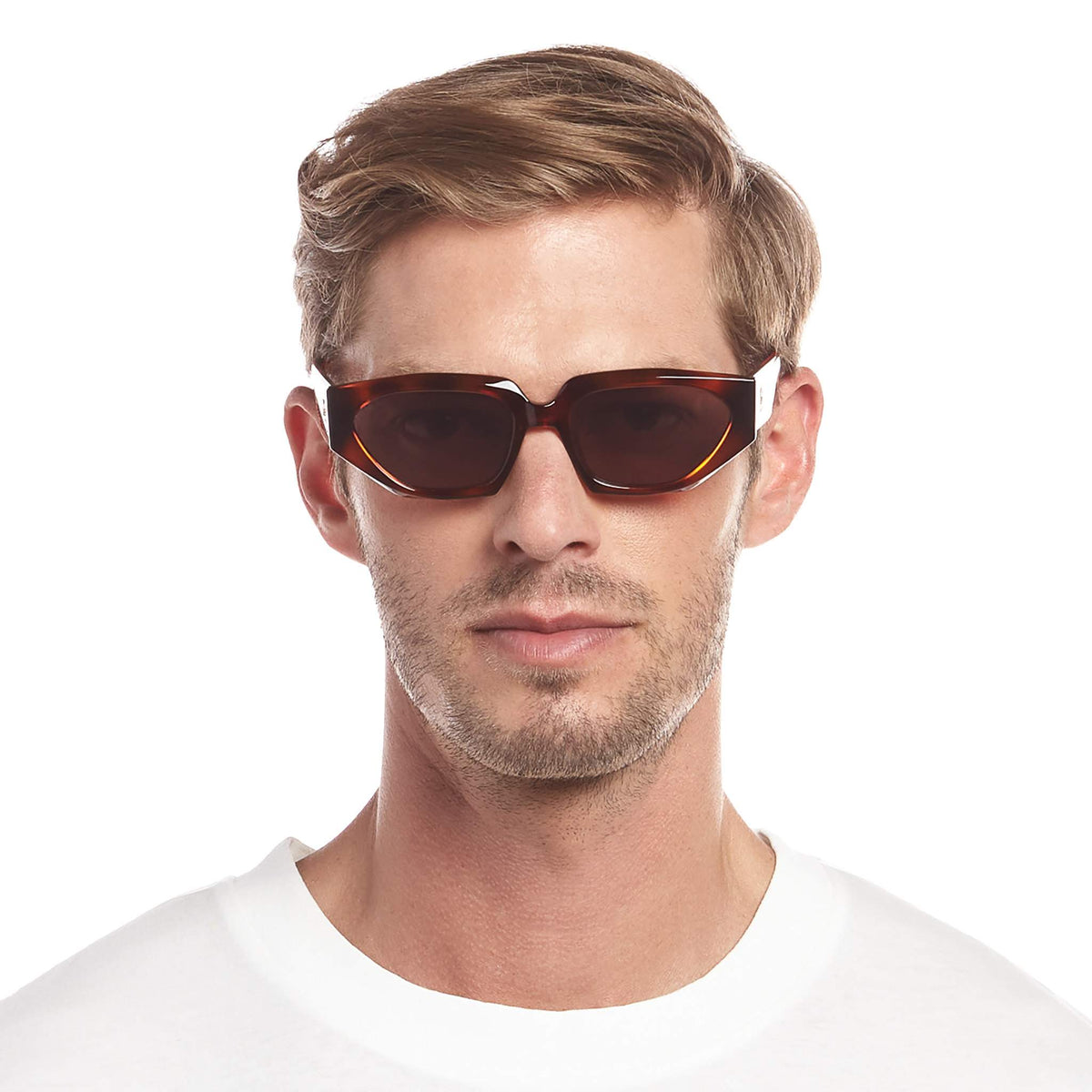 Le Specs Major! – Écaille – verres marron – portées