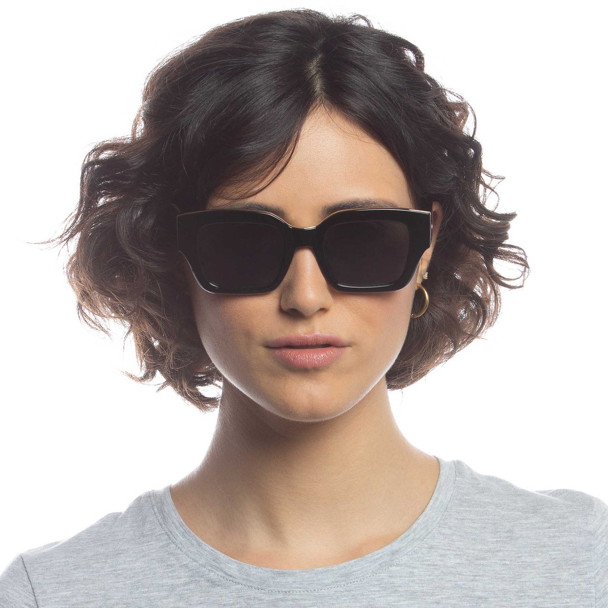 Le Specs Hypnos Alt Fit – Noir – verres noirs – portées