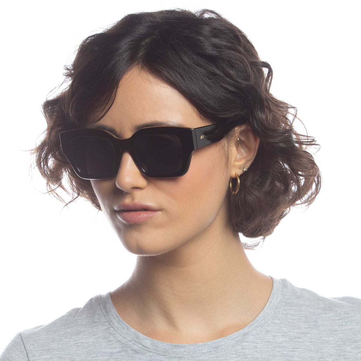 Le Specs Hypnos Alt Fit – Noir – verres noirs – portées