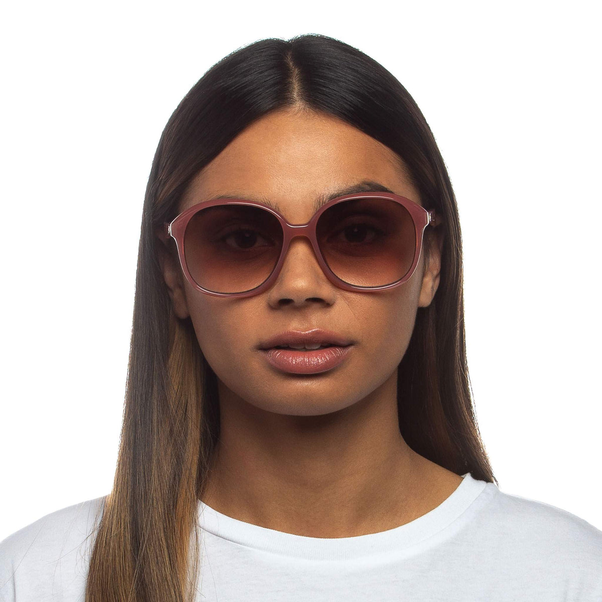 Le Specs Stupid Cupid – Marron – verres marron – portées