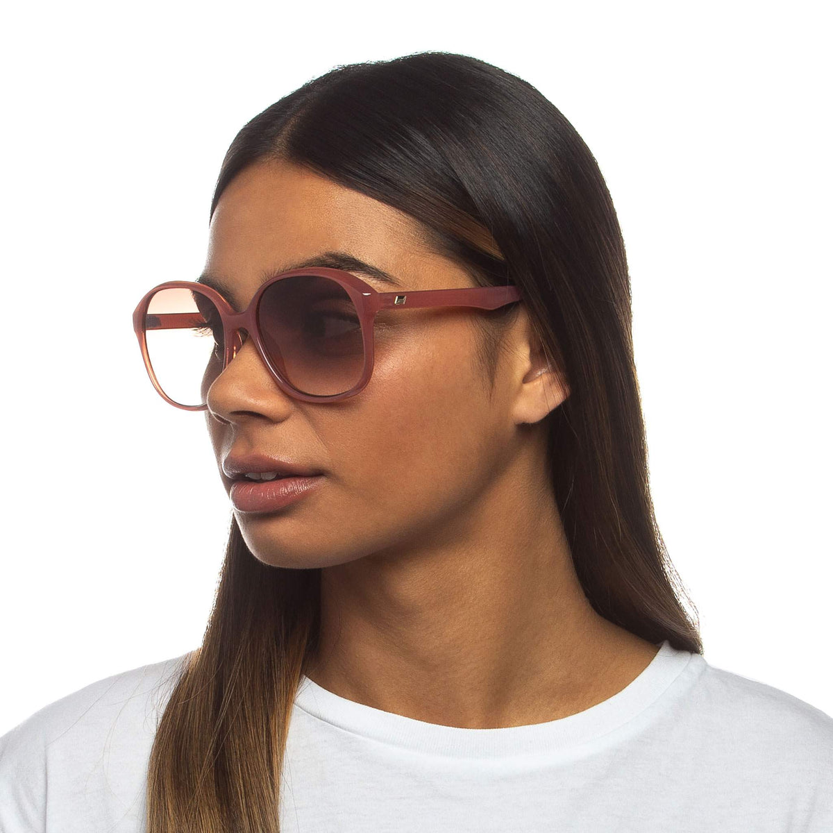 Le Specs Stupid Cupid – Marron – verres marron – portées