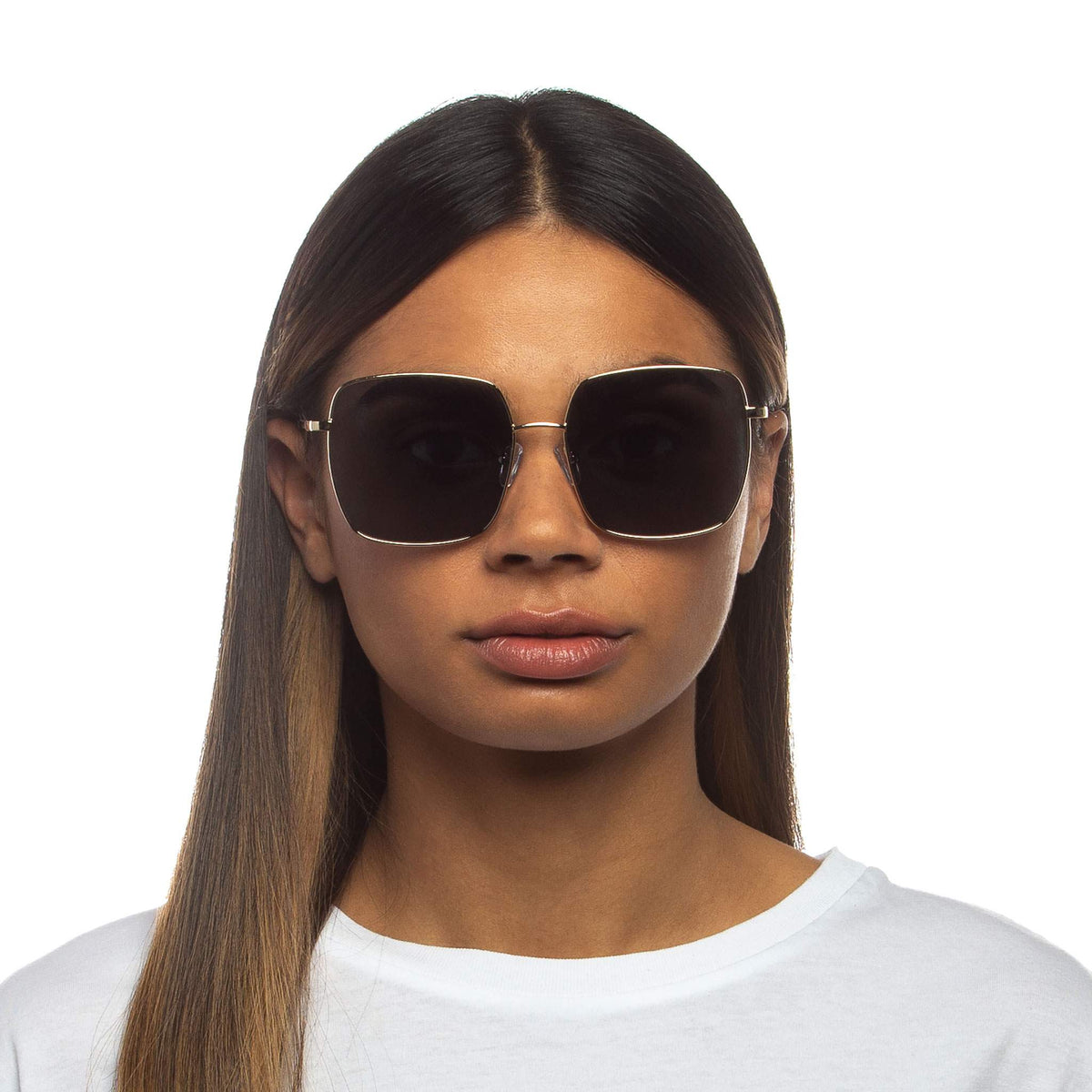 Le Specs The Cherished – Or – verres noirs polarisés – portées