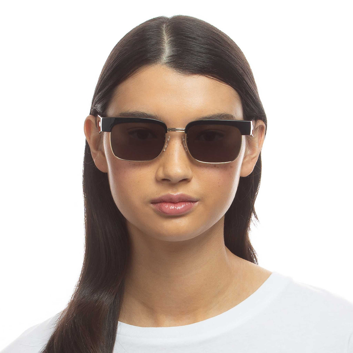 Le Specs River Shallow – Noir – verres noirs – portées