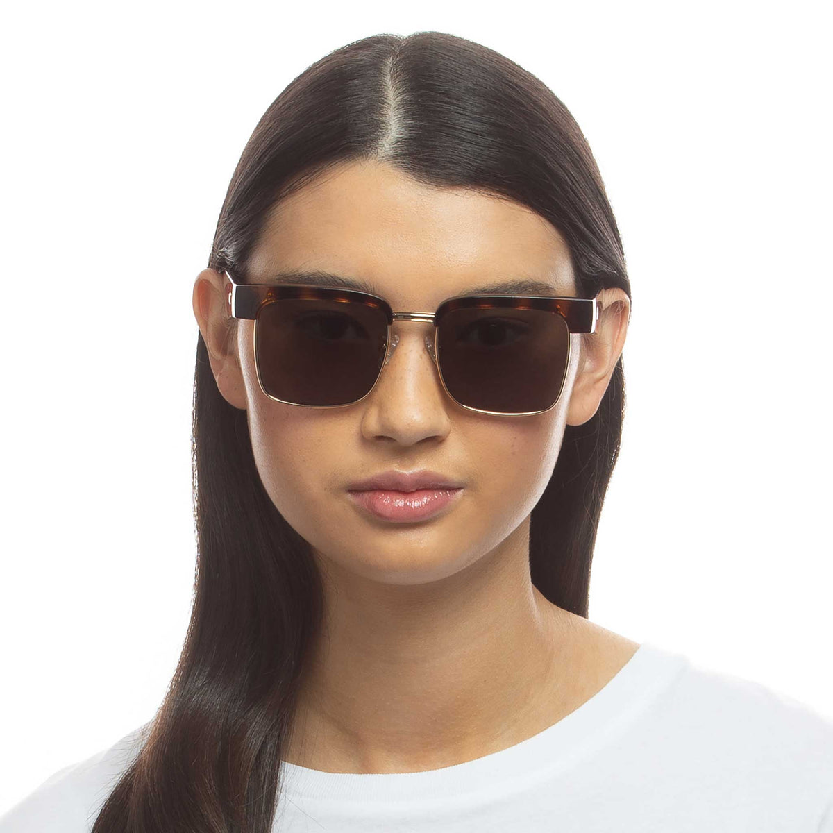 Le Specs River Deep – Écaille – verres noirs – portées
