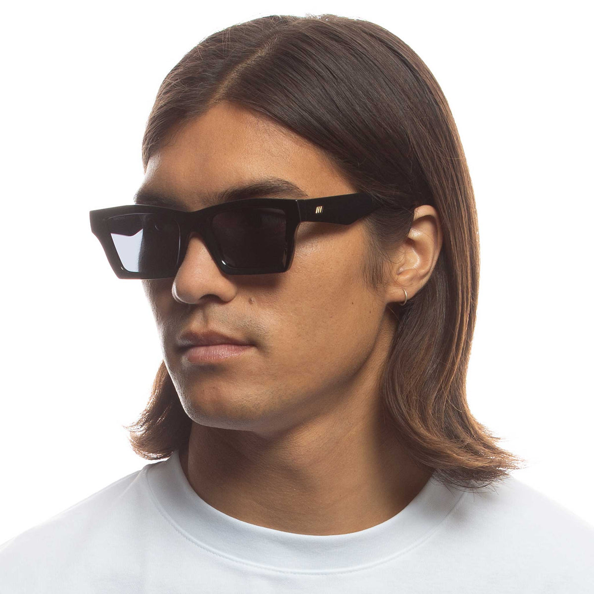 Le Specs Something – Noir – verres noirs – portées