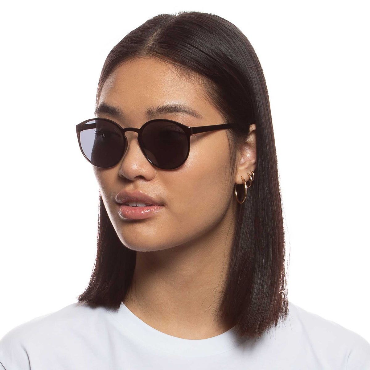Le Specs, Le Tough Swizzle – Noir – verres noirs – portées