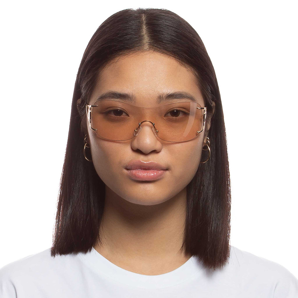 Le Specs Le Fame – Or – verres beiges – portées