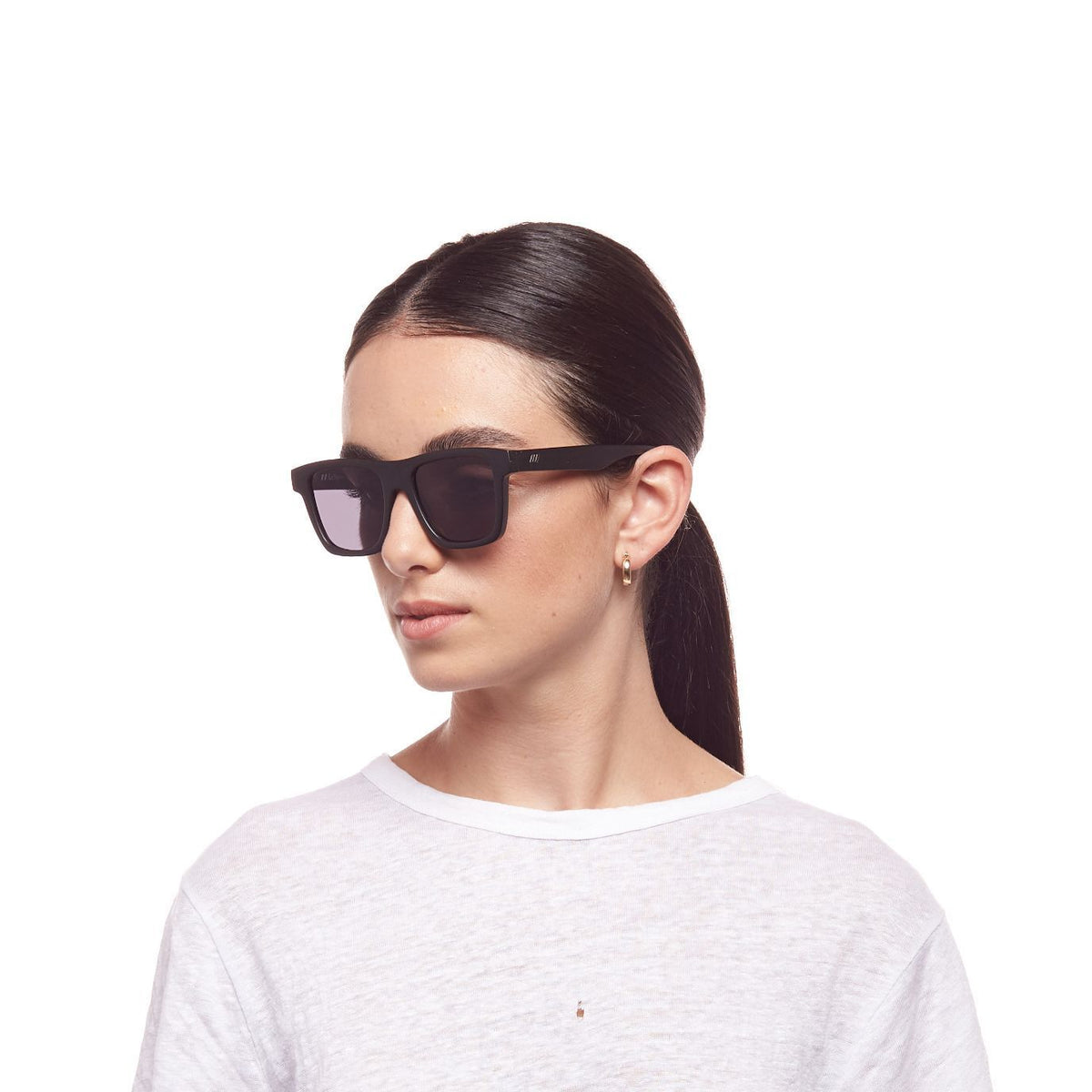 Le Specs Le Sustain Grassy Knoll – Noir – verres noirs – portées