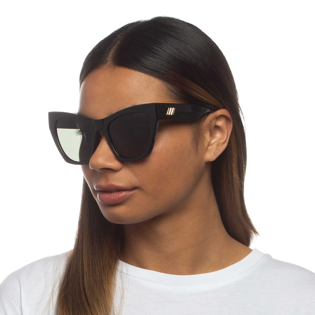 Le Specs Le Sustain So Sarplastic – Noir – verres noirs – portées