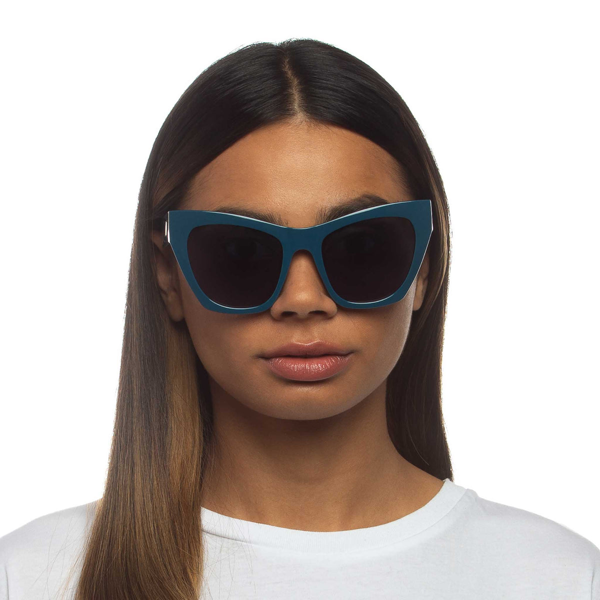 Le Specs Le Sustain So Sarplastic – Bleu – verres bleus – portées