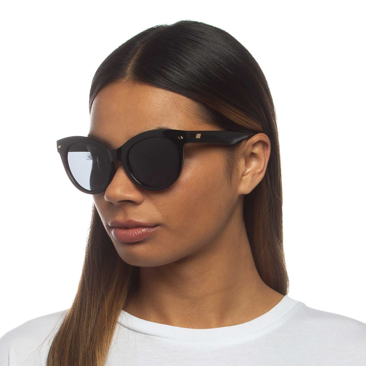 Le Specs Le Sustain That's Fanplastic – Noir – verres noirs polarisés – portées