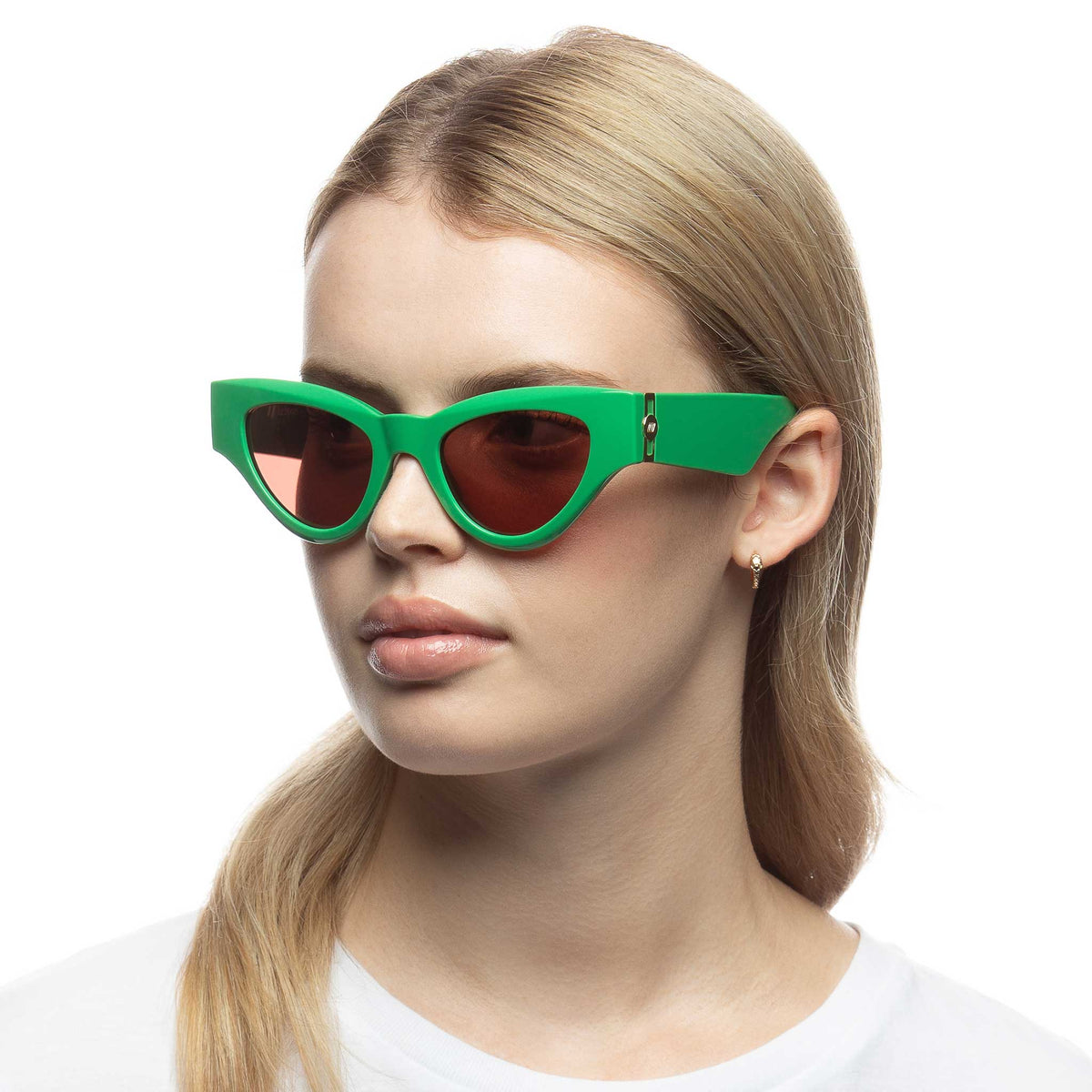 Le Specs Le Sustain Fanplastico – Vert – verres marron – portées