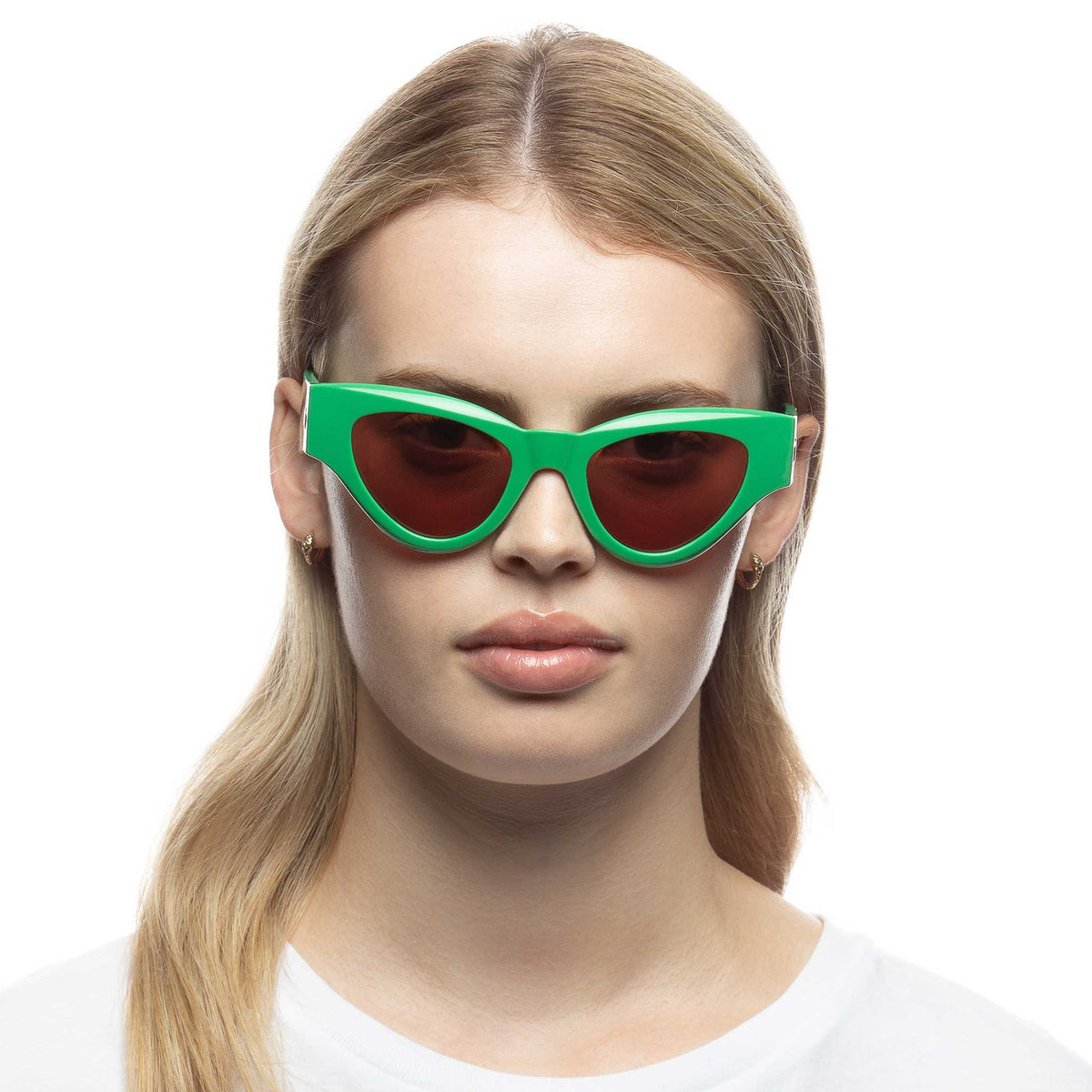 Le Specs Le Sustain Fanplastico – Vert – verres marron – portées