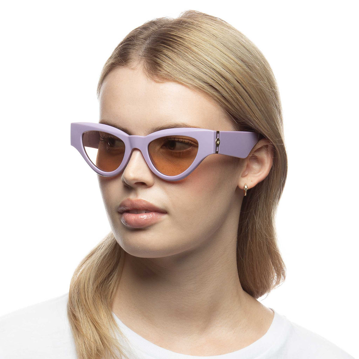 Le Specs Le Sustain Fanplastico – Mauve – verres marron – portées
