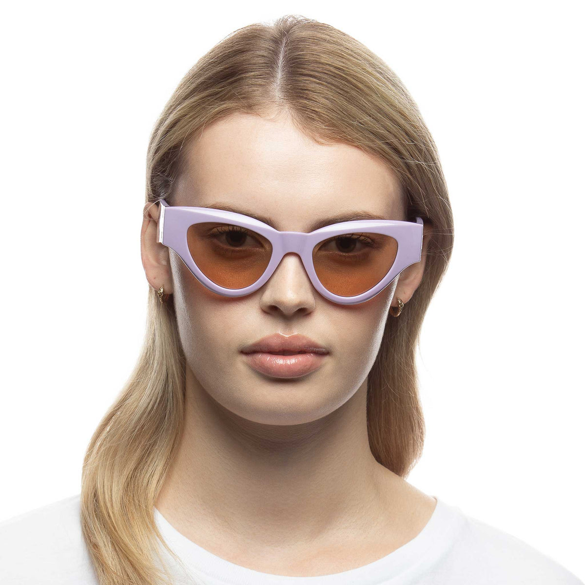 Le Specs Le Sustain Fanplastico – Mauve – verres marron – portées